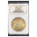 1884-O NGC MS64 Silver Morgan Dollar, obverse