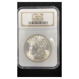 1890 NGC MS64 Silver Morgan Dollar