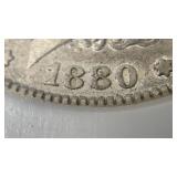 1880 8/7 VAM 6 Spikes NGC XF 45 Silver Morgan