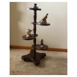 Four-Tier Wooden Whatnot Shelf