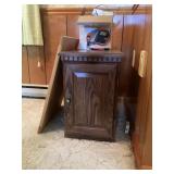 Wooden Cabinet with Panel Door and Separate Wooden
