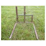 Rear 3pt. Hitch Round Bale carrier