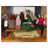 Christmas Decor and Angel Figurines