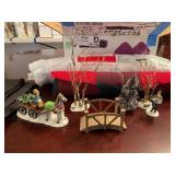Holiday Village Accessories and Decor Lot