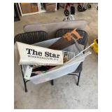 Folding Card Table and Chairs with Miscellaneous I