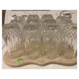 12 Cut Glass Tumblers