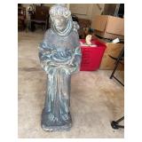 30ï¿½ Cast Stone Garden Statue of Saint Francis