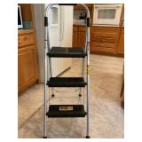 Aluminum Three-Step Folding Step Ladder