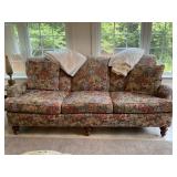 81ï¿½ Temple Inc. Floral Upholstered Sofa
