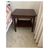 23ï¿½ Wood Side Table with Shelf