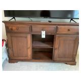 Solid Wood Sideboard with Storage Compartments