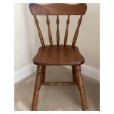 Solid Wood Spindle-Back Dining Chair