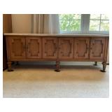 21ï¿½x60ï¿½x 17ï¿½ Wooden Credenza With Marble Top