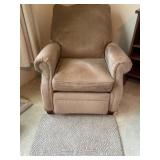 Berkline Beige Upholstered Recliner