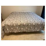 King-Sized Bed/ Bedding & Snowman Comforter