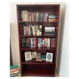 Five-Shelf Wooden Bookcase (NO CONTENTS INCLUDED)