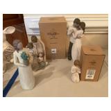 Willow Tree Figurine Collection with Boxes