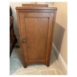 Wooden Cabinet with Single Door and Shelf