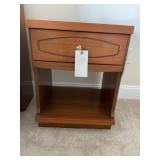 2 Wooden mid modern century Nightstands
