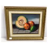 Leodin 1997 Fruit Still Life Oil Painting