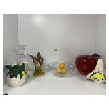 Decorative Ceramic and Glassware Set