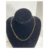 14kt Gold-Tone Chain Necklace with Clasp