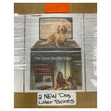 Two New Bark Potty Dog Litter Boxes