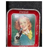 Coca-Cola Advertising Metal Serving Tray