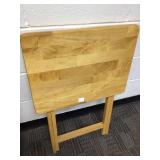 Folding Wooden Tray Table