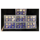 (7) States Quarters Proof Sets 1999-2005, No
