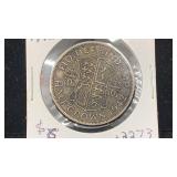 1942 Great Britain Silver Half Crown World /