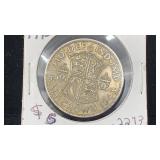 1943 Great Britain Silver Half Crown World /
