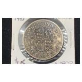 1945 Great Britain Silver Half Crown World /