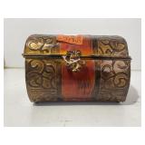 Decorative Trinket Box with Assorted Jewelry