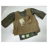 Vintage Childs Outfit with Accessories, Key, and P