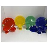Multicolor glass Dinnerware Set