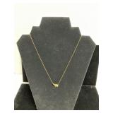 18 kt Gold Necklace with Elephant Pendant