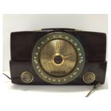 Zenith AM/FM Tube Radio, Brown Bakelite