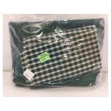 Green table linens