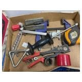 Tools Including Clamps and Measuring Tools