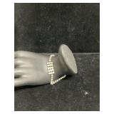 Faux Diamond-Accented Tennis Bracelet in Box Clasp