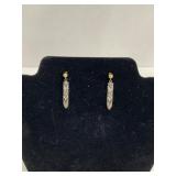Gold-Tone and Silver-Tone Drop Earrings