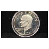 1973-S Silver Proof Eisenhower Dollar, Coin only