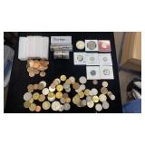 Mix World / Foreign Coins including (3) Full &