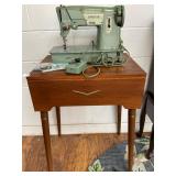 Spartan Sewing Machine with Wood Cabinet