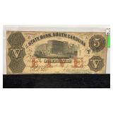 Currency 1857? $5 State Bank of the South