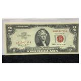 Currency 1963 $2 Red Seal United States Note