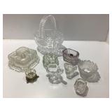 Pressed and Cut Glass Items