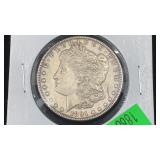 1891 Silver Morgan Dollar cleaned