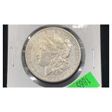 1890-S Silver Morgan Dollar cleaned